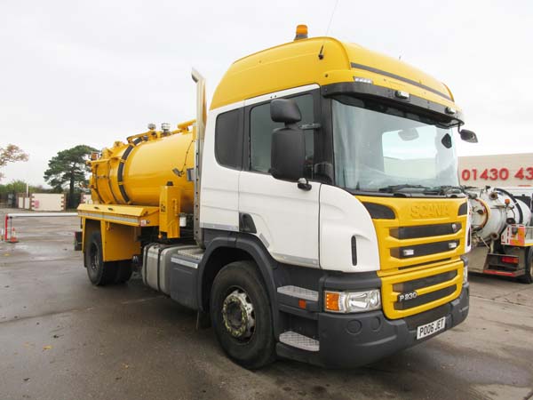 REF 37 - 2013 Scania with 2016 Whale High Volume Jet Vac Tanker For Sale